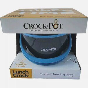 Crock-Pot Lunch Crock Food Warmer 20 Oz. Heat Travel Carry Slow Cooker black